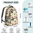thumbnail image 5 of Border Collie and Australian Shepherd Backpack for School, Cute School Bag with Adjustable Shoulder Straps and Padded Back, 16.9"x12.6"x5.9", 5 of 5
