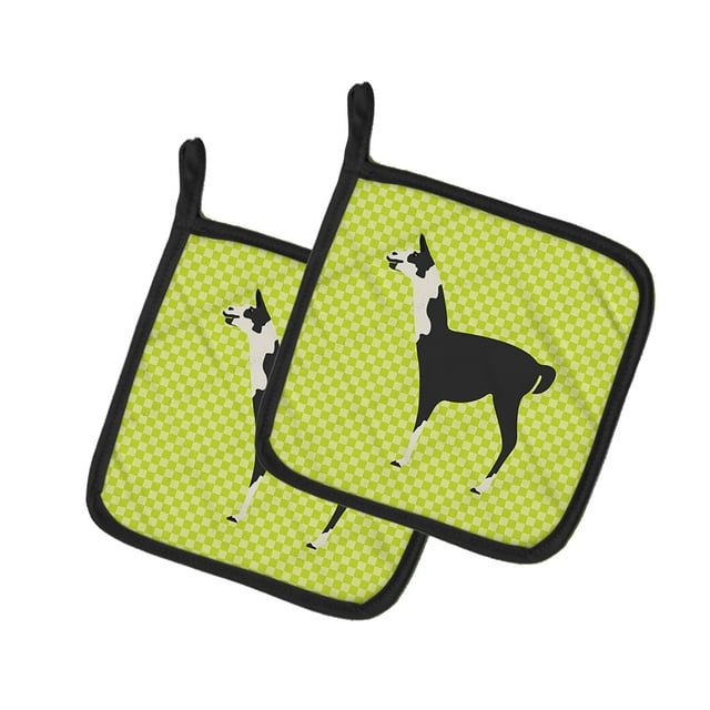 Caroline's Treasures BB7744PTHD Porte-Pots Lama Q Ara Vert