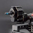 thumbnail image 4 of RC Rear C Hub Carrier Weights, Brass Replacement 2pcs RC Rear Axes Adapters Black Coating Stable  For RC Cars, 4 of 8