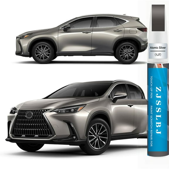 Atomic Silver(1J7) Touch Up Paint for Lexus, Car Paint Pen Scratch Repair Two-In-One Touch Up Paint, Premium Car Scratch Remover for Deep Scratches