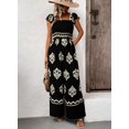 thumbnail image 2 of Mono Happy Sailed negro con estampado bohemio para mujer, 2 of 7