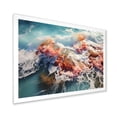 thumbnail image 2 of Designart "Aerial View of Coral Paradise by the Seaside" Coastal Framed Wall Art Decor - Coastal Coral Coastal Beach Living Room Framed Canvas Art, 2 of 6