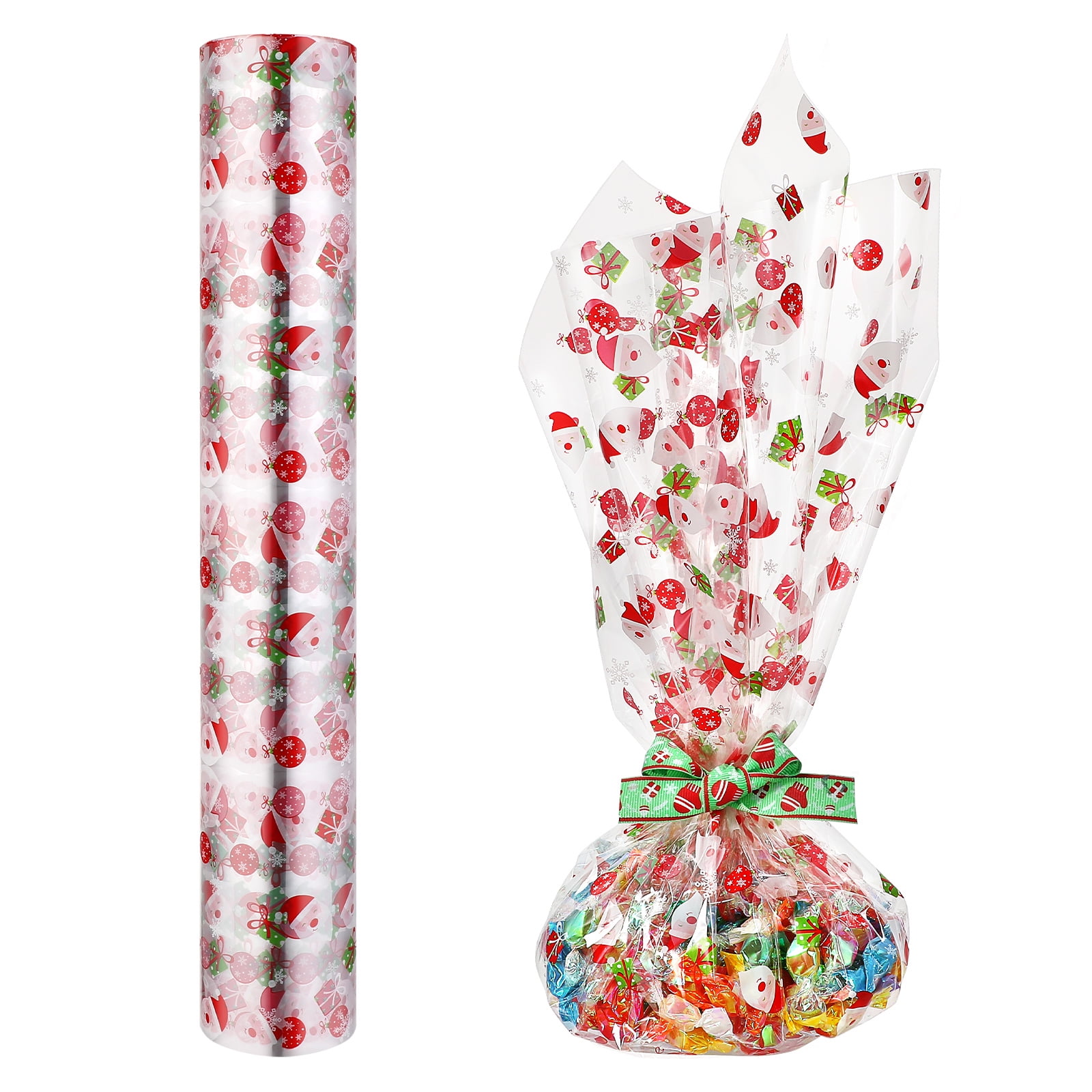 STOBOK Cellophane Wrap 3 Mil Transparent Cellophane Wrap Roll Santa Claus Decorated Cellophane Bags to Wrap Gift Baskets Arts Crafts (3000x80cm) - Walmart.com STOBOK Cellophane Wrap 3 Mil Transparent Cellophane Wrap Roll Santa Claus Decorated Cellophane Bags to Wrap Gift Baskets Arts Crafts (3000x80cm) - Walmart.com