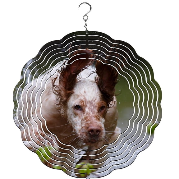 English Setter Wind Spinner, Garden Décor, Yard Décor, Porch Decor