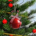 thumbnail image 5 of Campana navideña, paquete de 6 adornos de metal para árboles de Navidad, campana de metal para colgar, 5 of 5