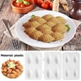 thumbnail image 4 of 4 Cells Manual Meatball Maker Mold DIY Kibbeh Rolls Maker Mould Detachable Minced Meat Processor Cake Dessert Mould Kitchen Accessories Press Tool for Home Kitchen Use, 4 of 8