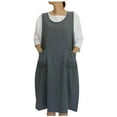 thumbnail image 1 of PVCS Robe à Lacets Encolure Ronde Rétro pour Femmes, 1 of 5