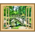 thumbnail image 3 of VWAQ 3D Forest Wall Cling Scenic Wall Decal Peel and Stick Window Mural - NW49 (18"H X 22"W), 3 of 3