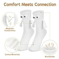 thumbnail image 5 of Funny Magnetic Holding Hands Socks for Couples Men Women Boyfriend -Fun Novelty Cool Gifts Stocking stuffers, 5 of 7