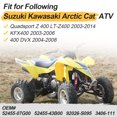 thumbnail image 2 of Front Upper Lower A Arm Bushing Bearing Seal Kits  for Suzuki Quadsport Z400 LTZ400 Kawasaki KFX400 Arctic Cat 400 DVX, 2 of 9