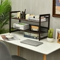 thumbnail image 3 of Costway 2-Tier Shoe Rack Adjustable to Flat Slant Shoe Organizer Holder Stand, 3 of 12