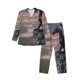 thumbnail image 1 of Balery Black Dragon Cliff Dawn Pijama para Hombre de Dos Piezas con Manga Larga, Conjunto de Dormir y Descanso Suave con Bolsillos-XX-Large, 1 of 7