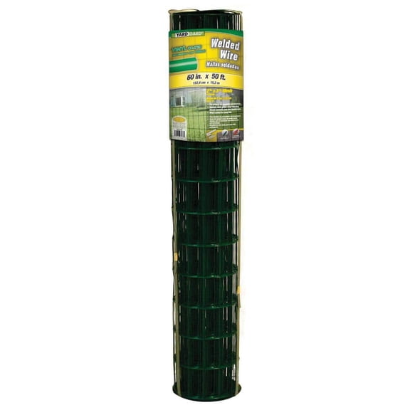 5 ft. x 50 ft. 16-Gauge Galvanized Steel Vinyl Welded Wire