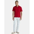thumbnail image 3 of George Men's & Big Men's 2-Pack Short Sleeve Jersey Polo with Pocket, Sizes S-3XL, 3 of 5