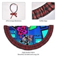 thumbnail image 5 of Lsque Geometry Dash for Christmas Tree Skirt, Merry Christmas Tree Skirt Collar, Xmas Holiday Decoration-30", 5 of 7