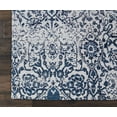 thumbnail image 6 of Nourison Damask Distressed Modern Ivory/Navy 5' x 7' Area Rug, (5' x 7'), 6 of 10