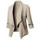 thumbnail image 3 of ICHUANYI Liquidación Chaqueta de manga larga para mujer, estilo casual, sólido, con frente abierto ICHUANYI WER202308253566, 3 of 5