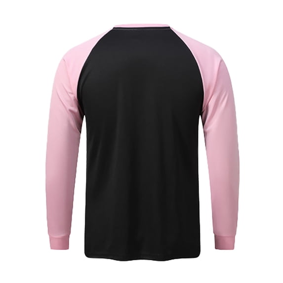 SRZYMJ Men's Long Sleeve Crew Neck Baseball Shirt, Casual Dynamic Cotton Raglan T Shirts