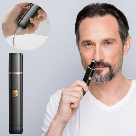 Up to 50% Off Naittoop Nose Hair Cutter,Nose Hair Ear Hair Cutter Double Cutting Blades with Removable Knife for Men and Women USB