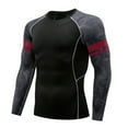 thumbnail image 3 of mgoYE Athletic Shirts for Men Compression Shirt Men Long Short Sleeve Cooling Rash Guard Athletic T Shirt for Sports| S, 3 of 8