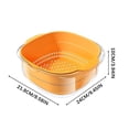 thumbnail image 3 of Harpi Double Layer Drainage Basket, Vegetable Water Fruit Basket, Refrigerator, Plastic Kitchen, Vegetable Washing Basket Kitchen Organizer and Storage, 3 of 9