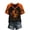 Gray, variant on Womens Halloween Shirts Plus Size Short Sleeve Tunic Tops Witch Print Casual V Neck Holiday Graphic T Shirts