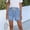 Light Blue, variant on Drawstring Denim Shorts Running Shorts Pull On Denim Shorts Workout Shorts Women Pleated Linen Shorts Women Casual Denim Shorts Elastic Denim Shorts For Women Jegging Shorts Light Blue S