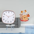thumbnail image 2 of Reloj de pared digital silencioso sin , reloj de gato para dormitorio, sala de estar, arte de pared moderno, material PP, adecuado para regalar,, 2 of 8