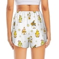 thumbnail image 3 of Picia Gnome With Sunflower Pattern Women's 2 in 1 Athletic Running Shorts High Waisted Workout Casual Gym Sweat Shorts with Comfy Liner Zipper Pockets-X-Large, 3 of 9
