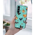 thumbnail image 5 of WIRESTER Shockproof Soft Rubber Cover Case for Samsung Galaxy S24 FE 6.7", Barnyard Chicken Roosters Teal Background, 5 of 5