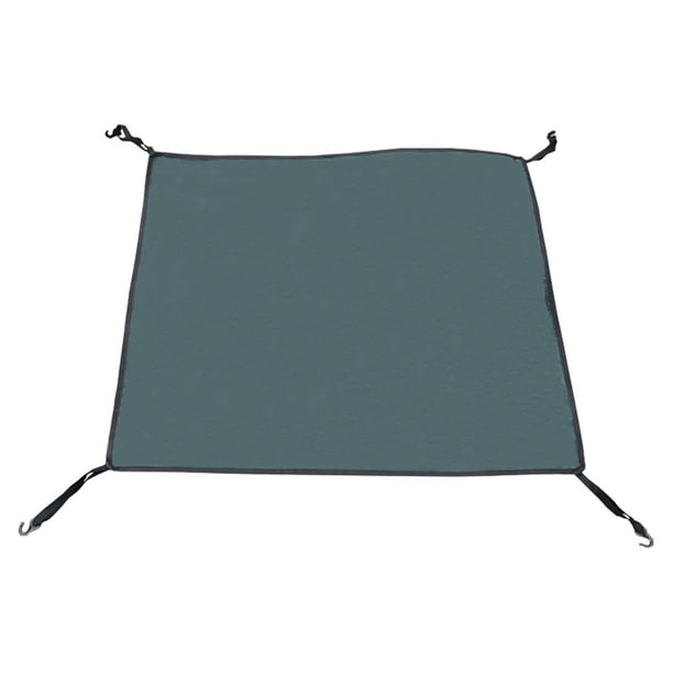 Tela de tela superior, impermeable, recubrimiento de doble cara, protección de lluvia, lona multifuncional de tienda instantánea de 3-4 personas para Rojo verde