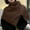 Coffee, variant on Cxenplz Womens Turtleneck Poncho Cloak Short Style Asymmetric Knitted Solid Color Slit Wrap Shawl Scarf