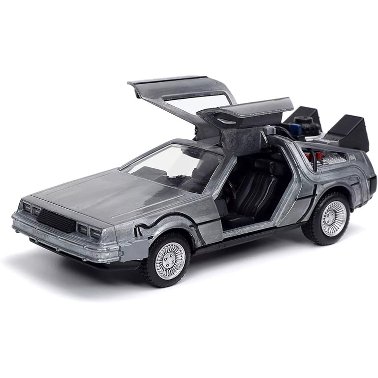 Jada Toys DeLorean DMC Time Machine Silver Back to the Future Part