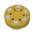 thumbnail image 2 of DYNWAVECA Rondelle de Hockey à Roulettes Hockey Rondelle de Rue Cadeau Équipement d'Entraînement pour Plancher de Rue Ballon d'Entraînement Ballon de Hockey pour Compétition Sportive, Jaune, 2 of 10
