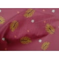 thumbnail image 5 of oneOone Cotton Poplin Maroon Fabric Christmas Feather Sewing Fabric By The Yard Printed Diy Clothing Sewing Supplies 56 Inch Wide, 5 of 6