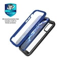 thumbnail image 5 of ImpactStrong Clear Case for iPhone 12/iPhone 12 Pro, Ultra Protective Case with Built-in Clear Screen Protector Full Body Cover (Navy Blue), 5 of 9