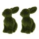 thumbnail image 2 of 2PCS Flocking Simulated Animal Small Sitting Rabbit Furniture Decor Prop for Home Decor, 2 of 3