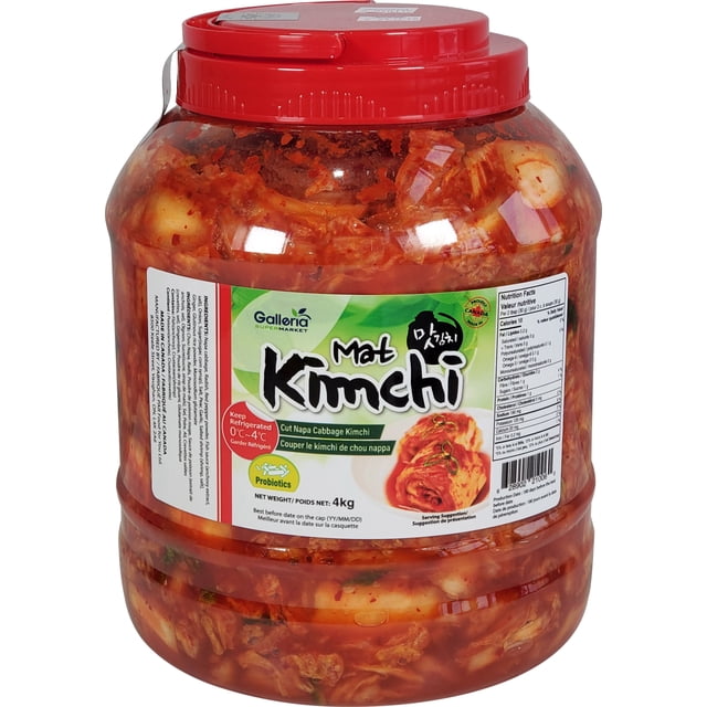 Food4u Tapis Kimchi - 4 kg - Paquet Simple - Saveur Coréenne Authentique (1 Ct)