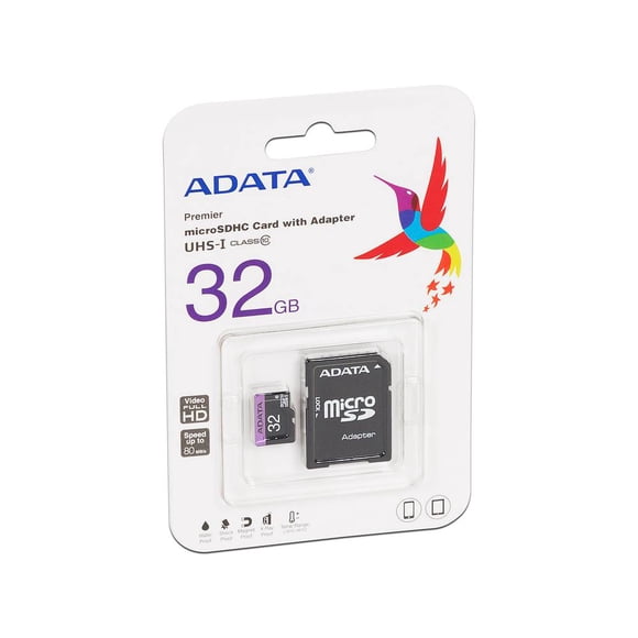 Memoria ADATA Premier microSDHC UHS-1 de 32 GB AUSDH32GUICL10-RA1
