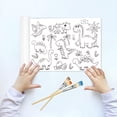 thumbnail image 1 of Rollo de dibujo para niños, papel de libro para colorear, juguete educativo, póster para colorear, pintura de lápiz de colores, desplazamiento de Era de los dinosaurios, 1 of 8