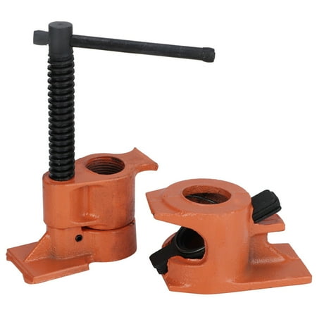 

3/4 inch Pipe Clamp Jaws Vise Fixture Set Woodworking Tool Kit (ordinary)