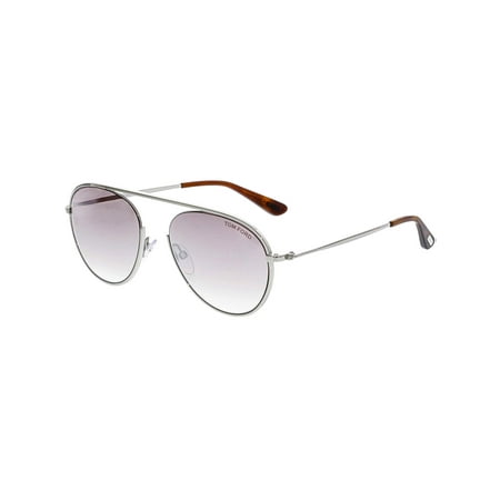UPC 664689901210 product image for Tom Ford Men's Gradient Keith-02 FT0599-16Z-55 Silver Oval Sunglasses | upcitemdb.com