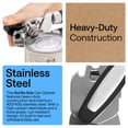 thumbnail image 5 of GORILLA GRIP Stainless Steel Manual Can Opener, Soft Touch Handle, Built-In Bottle Opener, Black, 5 of 11