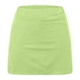 thumbnail image 4 of uublik Skirts for Girls Green Tennis Skirts Golf Skort Athletic Dance Running School Sport Skirts with Shorts Size 2T-12, 4 of 5