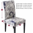 thumbnail image 4 of Chair Covers Slipcover Chair Cover Washable Softness for 4 PCs Elastic Installation Chair Protector, 4 of 4