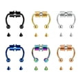 thumbnail image 2 of Piercing Falso Septum Nariz Magnético Intercambiable 1 Pz rosa unitalla, 2 of 6