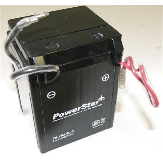 BatteryJack PSYB2.5LC03 Sealed AGM Battery Honda Shadow Spirit 1100