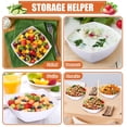 thumbnail image 5 of 50 Pcs Square Plastic Serving Bowls Disposable Snack Salad Bowl Small Party Candy Bar Containers Taco Bar Serving Dishes for Buffet Chips Fruit(12 oz,White), 5 of 6