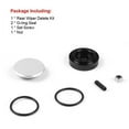 thumbnail image 6 of For Honda Civic Si Acura Integra Aluminum Racing Rear Wiper Kit Plug Cap Sliver, 6 of 6