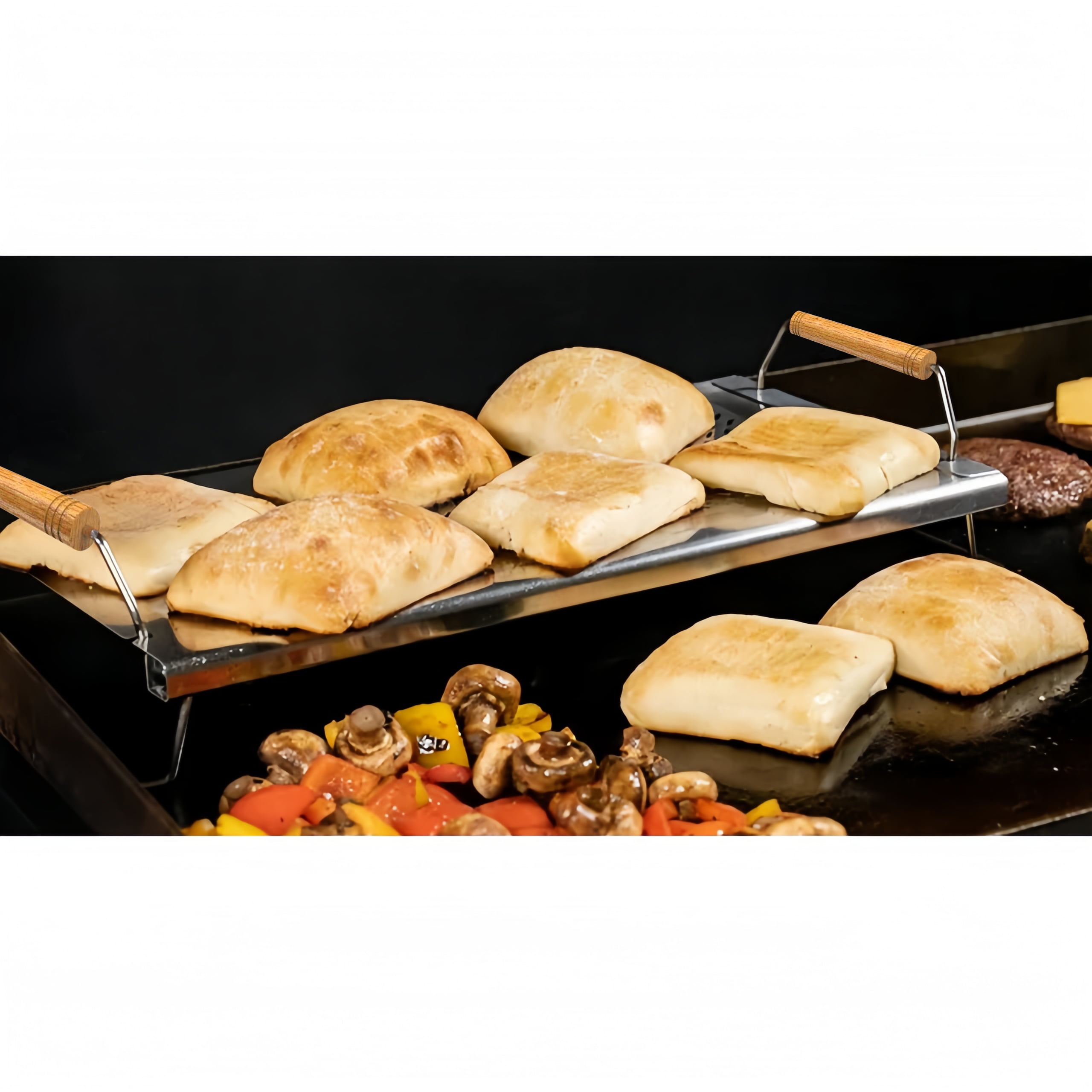 i Kito Adjustable Griddle Warming Rack Stainless Steel for Blackstone Flat Top Griddle